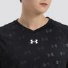 Under Armour Quick-Dry Loose Training Knit Short Sleeve Shorts Casual Sports Set Unisex sets Black 21500531-001+21500208-001