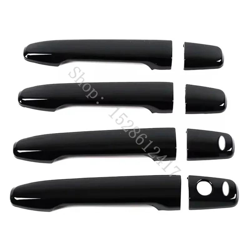For mitsubishi outlander ASX Mitsubishi Lancer-ex Glossy Black ABS Door Handle Bowl Door handle Protective covering Cover Trim