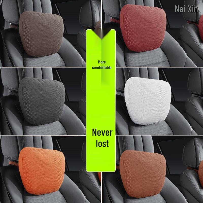 Comfortable Neck Pillow with Bio-Based Lumbar Support for Car Seats, as Used in Mercedes-Maybach.