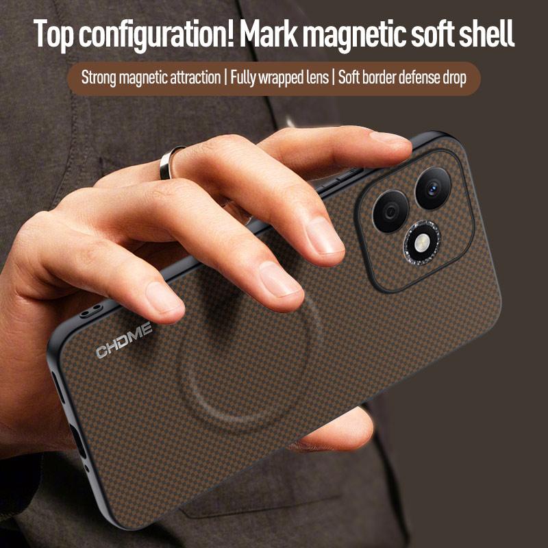 EUCAGR For Honor 600 Lite Car Magnetic Holder Phone Case For Huawei Honor 600Lite Shockproof Silicone Full Protective Back Cover