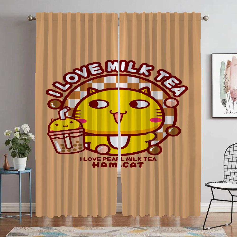 

Hamicat Lightblocking Drape for Space 2 Panel Anti - mosquito Drapes Sheer for Bedchamber Household Interior Drapes DividerCoversChild W60xH90cmx2pcs-CL
