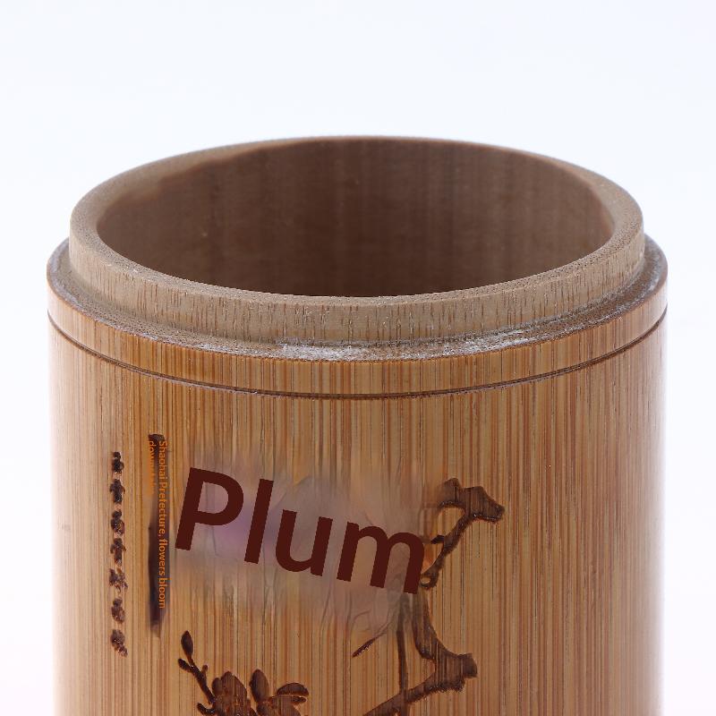 Carved Bamboo Tea Storage Box Lid Seal Tea Canister Food Spice Nut Box Organizer Kitchen Storage Jars Accessories