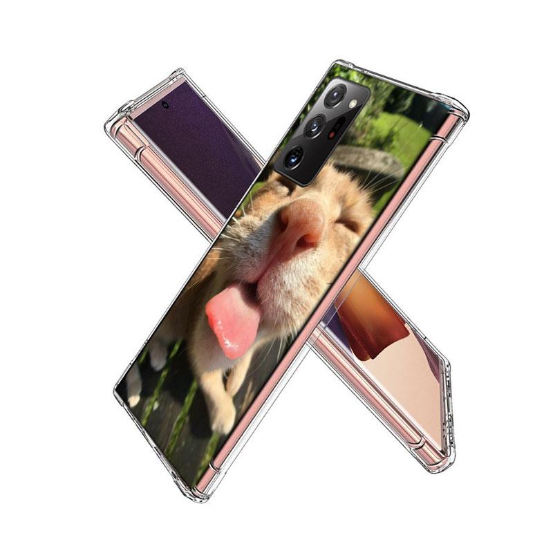 Pet Cat Funny Memes Phone Case for Samsung A55 A35 A25 A15 A07 A05S A16 A17 A26 A36 A37 A56 A57 Galaxy Note 20 10 A50S A71 A51 A