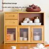 Modern Desktop Tea Cup Display and Storage Cabinet