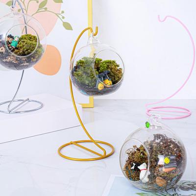 Spiral-Design-Ständer Eisen-Hängegestell Elegantes Eisen-Zierobjekt-Ständerhalter für Glaskugeln Globen Spiral für Luft für Hochzeit