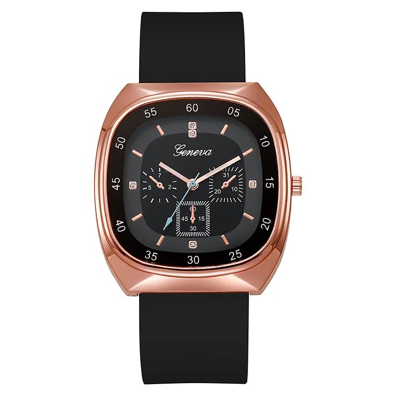 Luxury Women Watch Antique Wristwatch Quartz Watches Women Clock Ladies Silicone Strap Watch Gift Reloj Mujer Montre Femme