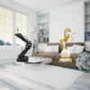 Abstract Thinker Statue Modern Horse Figurine Collection Animal Sculpture Handicraft for Living Room