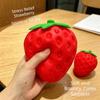 Soft Texture Slow Rebound Toy Strawberry Fruit Squeeze Toy Cute Novelty Squeeze Toy  Children's Toy