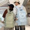 Schoolbag fashionable high-value star printing large-capacity multi-compartment student schoolbag junior high school high school backpack female