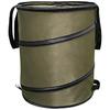 Collapsible Lawn and Leaf Waste Bag-Reusable Pop-Up Trash Can-Yard Debris-Garage Storage - Outdoor Tote Basket (10 Gallon Green Bag)