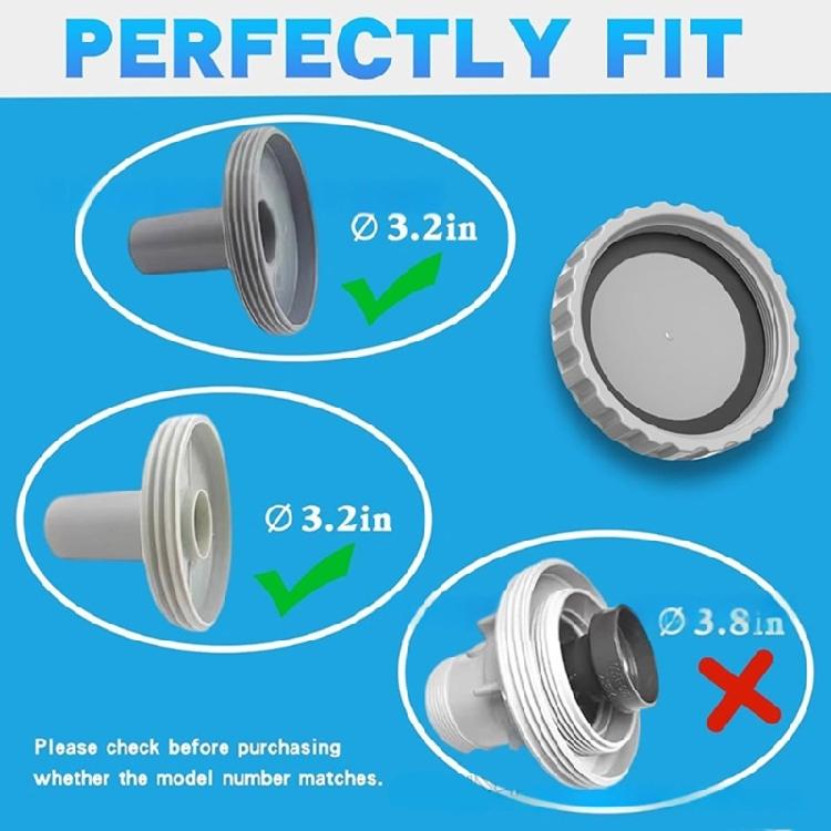 2Pcs Ground Swimming Pool Repair Kits Leak Proof and Effective Winter Seal Set Pool Inlet Pool Maintenance Accessories