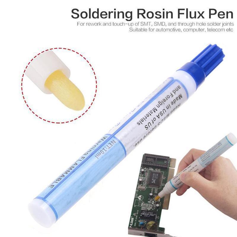 951 10ml Soldering Rosin Flux Pen 951 Low Solid Non Clean DIY Kester Solder Power Cleaning Free Welding Pen