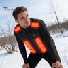 Battery Powered Heated Vest Men 23 Heating Zones 4 Heat Levels Thermal Portable Power Bank Jacket with Overheat Protection Machine Washable