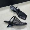 Brand New Summer Trendy Mesh Sexy Party Women Sandals Fashion Hollow Out Walking Comfy Women Mule Shoes Dropship