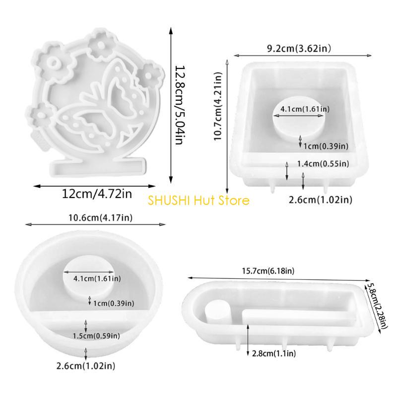 Easter Butterfly Stand Molds with Base for DIY Craft Easter Decorations D57B