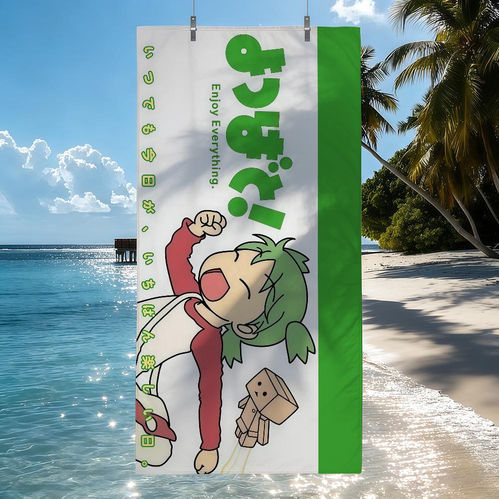 Anime Yotsuba cute Yotsuba Koiwai Towel Quick Drying Beach Towels Are Suitable For Swimming Pools Camping Yoga And The Gym