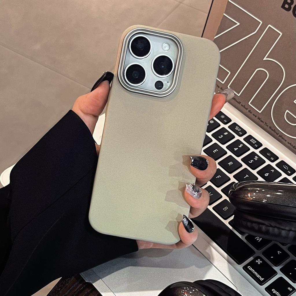 Rock Sand Phone Case for IPhone 15 Plus Protective Case 16e Frosted Anti Slip Shell for Apple 12 Pro