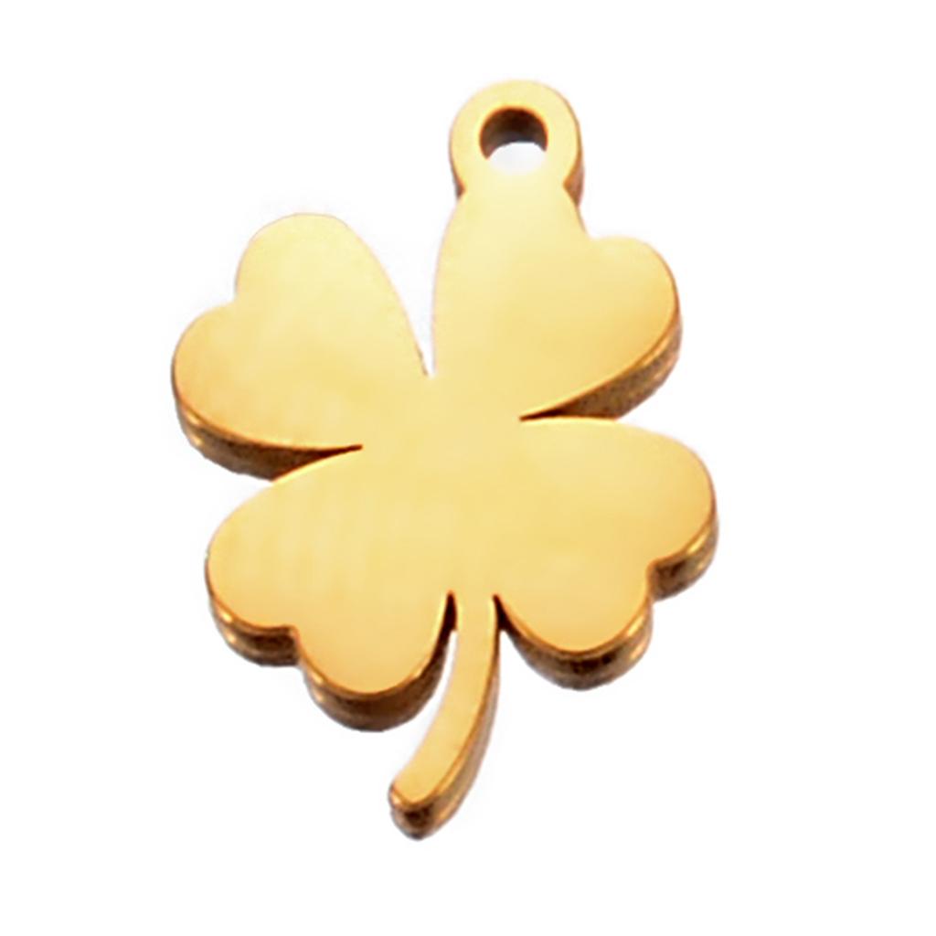 6pcs/lot Stainless Steel Polished Clover Crown Moon&Star Dolphin Charm for DIY Women Necklace Bracelet Jewelry Making