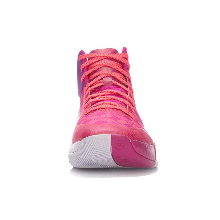Li Ning Speed 3 High top Basketball Shoes Unisex Pink Purple ABAL039-6