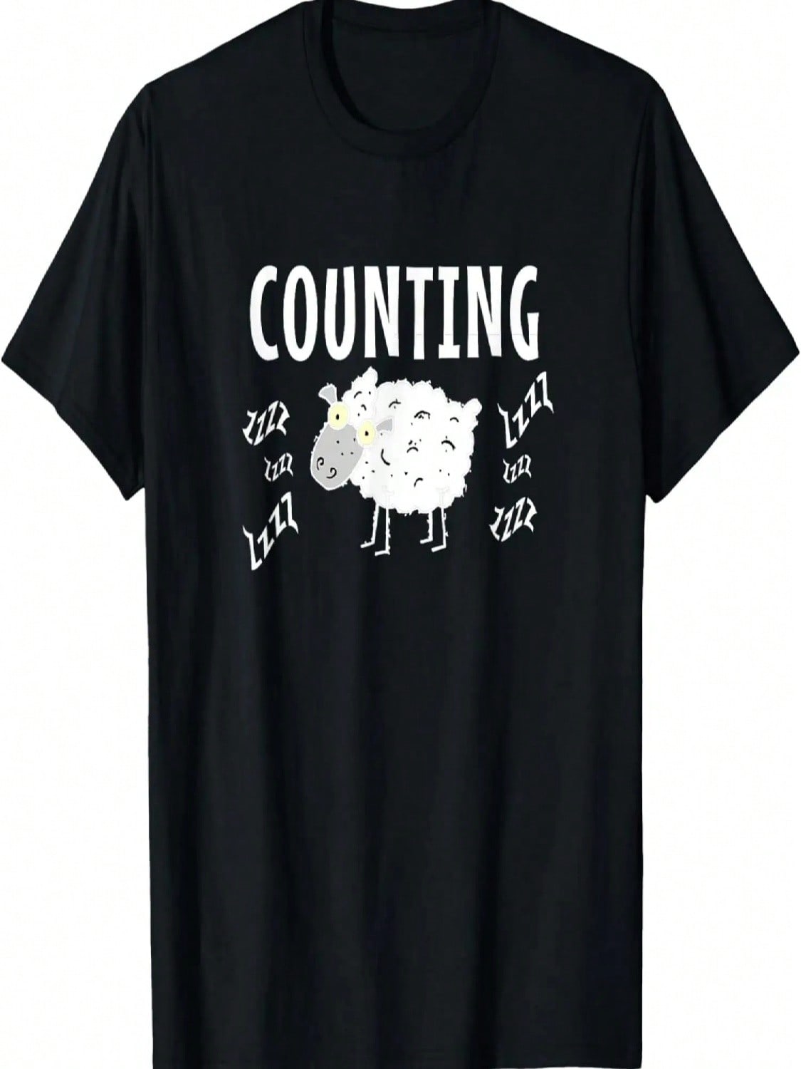 Counting Sheep Funny Top For Pajamas T-Shirt Fun Sleepwear T-Shirt S разноцветный