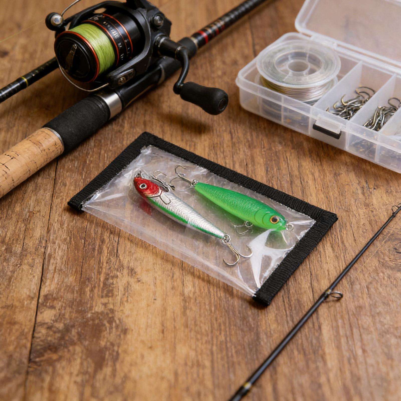 

Fishing Hook Covers Clear Bait Cover Lure Wraps for Men Angler Hook Bait Storage Saltwater Freshwater Gear Lake River Sea S