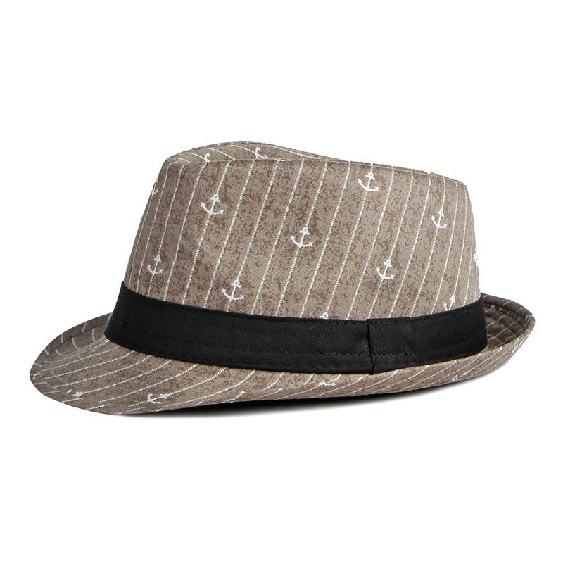 

Весенне-летняя полосатая шляпа, женская солнцезащитная пляжная шляпа, уличная джазовая шляпа кофейный