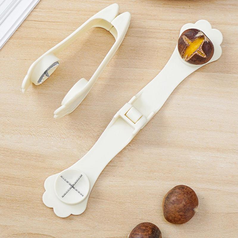 Nástroj na louskání kaštanů Tvar kočičí tlapky Odstraňovač slupky kaštanů Ergonomický otvírák na kaštany Louskáček Klip na kaštany Škrabka Louskáček