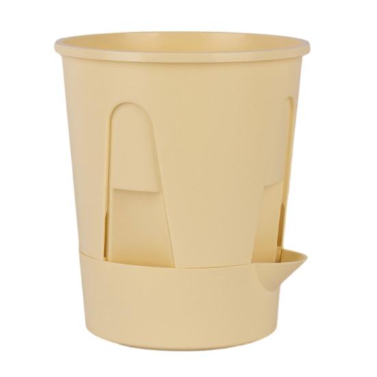 Self Watering Planter Flower Pot with Reservoir Saucer Ventilated Plant Pot for Phalaenopsis Indoor Orchids Home Balcony Office Desk