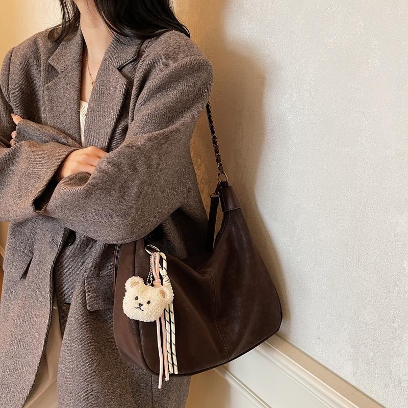 Soft Leather Tote Bag Women's Shoulder Crossbody Bag Large Capacity Bag