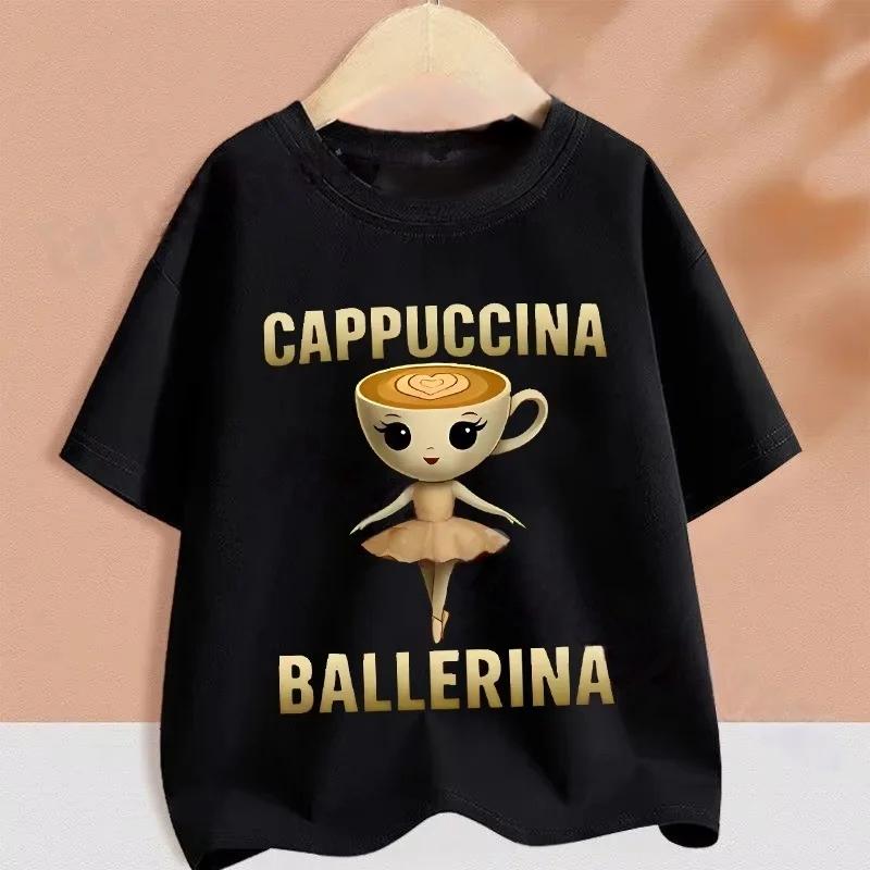 Kids Clothes Funny Italian Brainrot Children's T Shirt Cartoon Graphics Casual Vintage Boys Girls Short Sleeve Tee Top