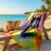Labubu Beach Towel Quick-Dry Soft Microfiber Comfortable Lightweight Suitable for Swimming, Gym, Camping, Yoga Vacation