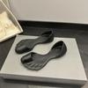Sandale la Modă Unisex pentru Adulți cu Design Excentric pentru Cupluri Talpă Plată Casual Gura de Pește Pantofi de Plajă Femei Bărbați Petrecere Spectacol Pantofi Jelly
