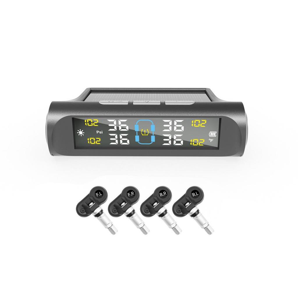 Ny modell TPMS Bil Däcktrycks- och Temperaturövervakningssystem