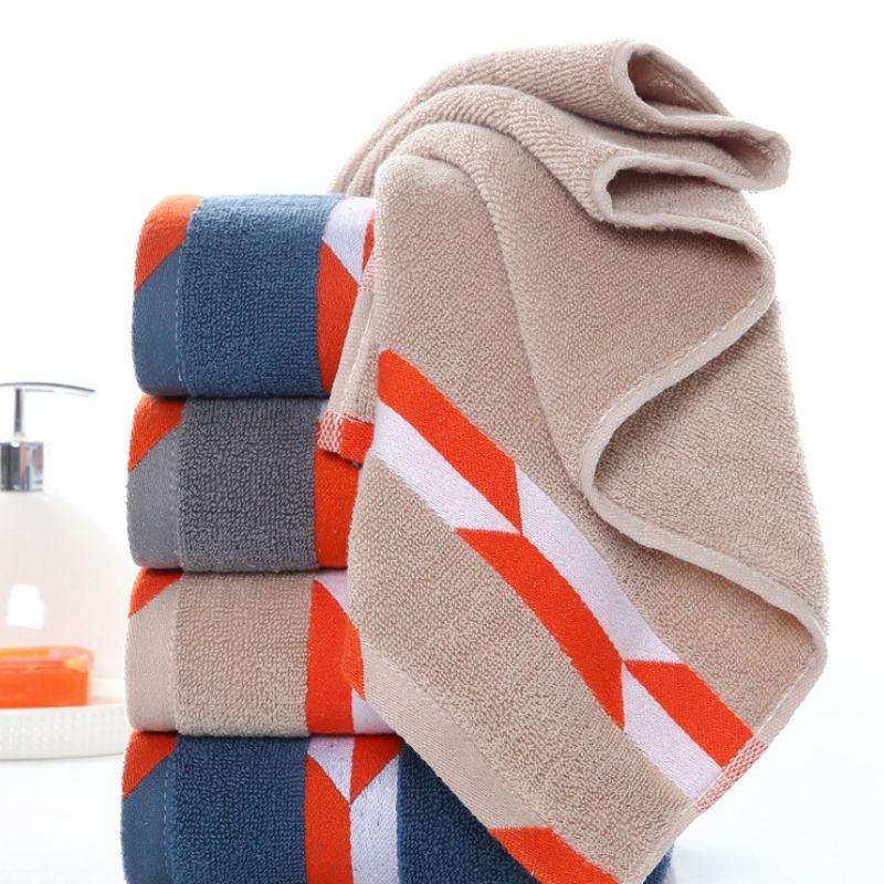 Best Selling 100% Cotton Embroidered Face Towel Factory Supply Soft Absorbent 35-75 Towel for Home Use Woven Customizable