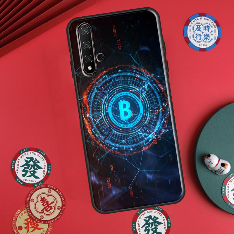 Bitcoin For Huawei P30 P20 P40 Lite P60 Pro Nova 5T 12s 12i 11i Y90 Y70 Y60 Y61 Y91 Y72 9 10 SE Case