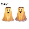 Creative Holiday Table Centerpiece Halloween Ghost Candy Bowl Stand with Remote Control, Large LED Lighted Event Tableware Cute Holder for Front Door