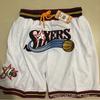 Mens Basketball Shorts Cotton Performance Sportswear NBA Team Colors Loose Fit Training Gym Wear