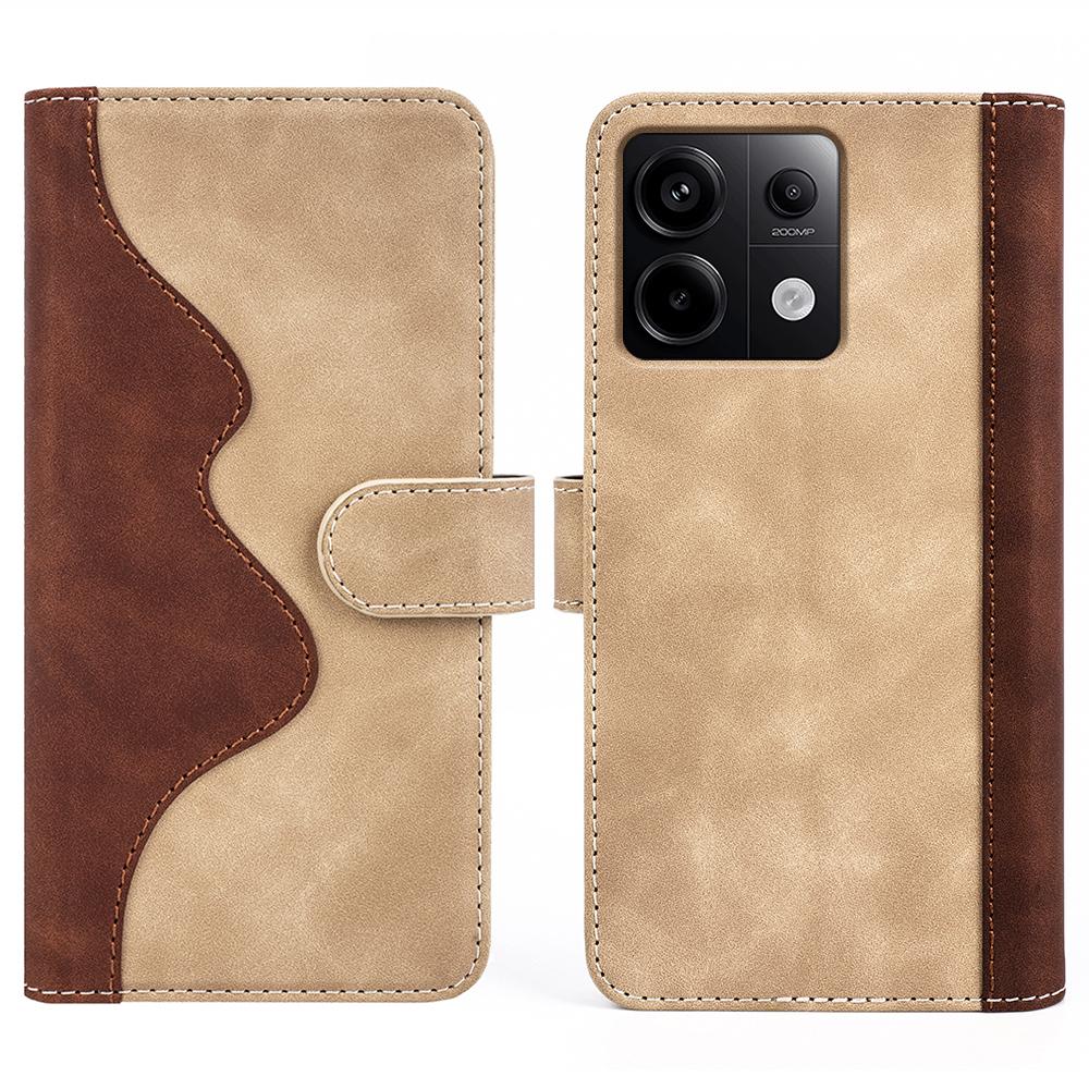 For Xiaomi Redmi Note 13 Pro 5G/Poco X6 5G Case Fully Wrapped PU Leather Wallet Phone Cover