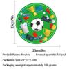 World Cup Soccer Party Tableware Set: Disposable Paper Plates, Cups, Straws, Tablecloths, Banners, and Decorations