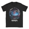 Fashion Space NASA Galaxy Lineart T Shirt Unisex Crewneck Short Sleeve Top Tee  100%Cotton Summer Clothing