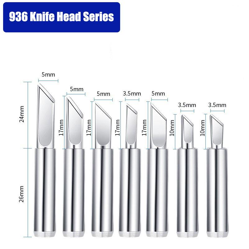 1Set Soldering Iron Tips Replacement Kit Internal Heating Constant Temperature Electric Soldering Iron Tip Soldering Irons Tools