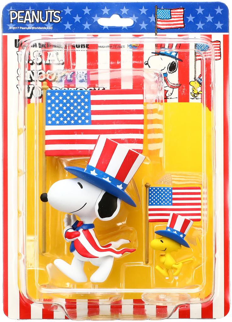 UDF PEANUTS Series 5 SNOOPY WOODSTOCK PVC figure U.S.A. & non-scale pre-painted