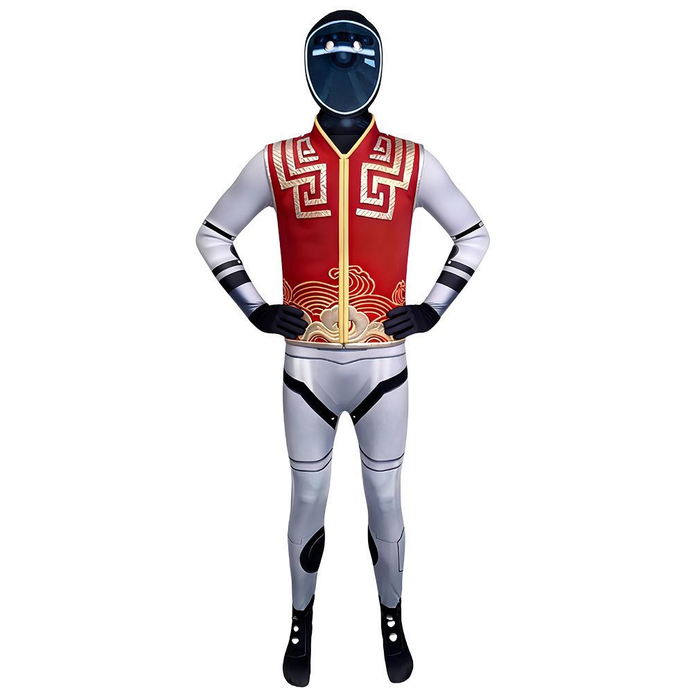 Spring Festival Gala WuBOT Tech-Inspired Cosplay One-Piece Costume