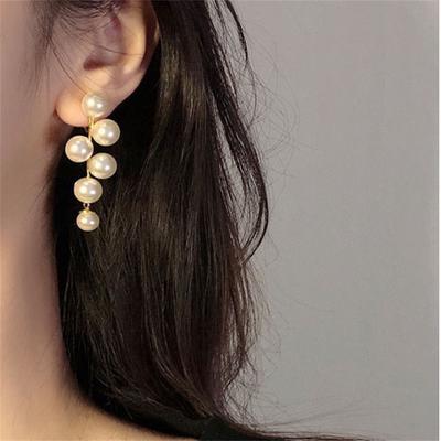 Fashion Korean Pearl Dangle  Earrings  for Women Girl Gift Jewelry Wholesale
