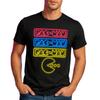 Pac Man T Shirt Mens Large Black Neon Sign Retro Video Gamer Arcade Graphic Tee