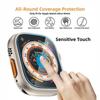 Tempered Glass For Apple Watch Ultra 2 49mm Anti-Scratch Screen Protector for iWatch Ultra Seconds installation Protective Film