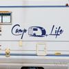 Large Camp Life Camper Rv Truck Car Sticker Decal Motorhome Caravan Van Travel Adventure Auto Vinyl