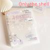 Loose-Leaf Ring Binder Notebook Ins Style Scrub PP Cover 1/10Pcs for School Office Study Journal Planning