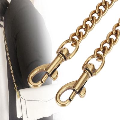 Chaînes de Sacs Durables en Alliage Métallique de 120 cm Remplacement Chaîne Bandoulière de Luxe Chaîne de Sac Cabas Accessoires Décoratifs DIY