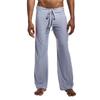 Men's Solid Color Loose Wide Leg Home Pants Pajama Pants Men's Casual Fashion Yoga Pants